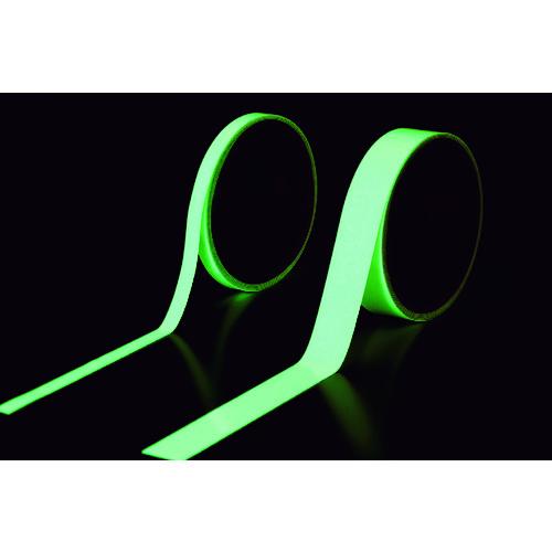 緑十字　「超」高輝度蓄光テープ　SAF2505　25mm幅×5m　(1巻)　品番：364002　PET