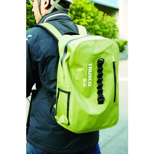 トラスコ TRUSCO 防水ターポリンデイパック オリーブドラブ (1個) 品番：TDYB-OD