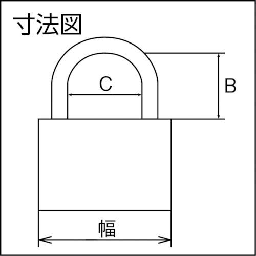 ABUS タイタリウム 64TI-40 同番 (1個) 品番：64TI-40-KA｜kougulandplus｜02