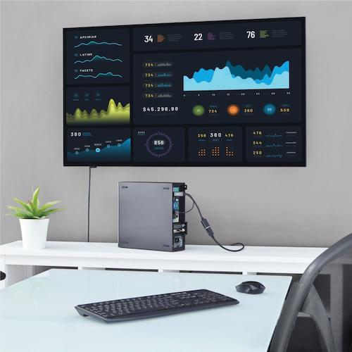 StarTech HD2DP ディスプレイアダプター/HDMI - DP/4K30Hz/USBパワー/BK (1袋)_3