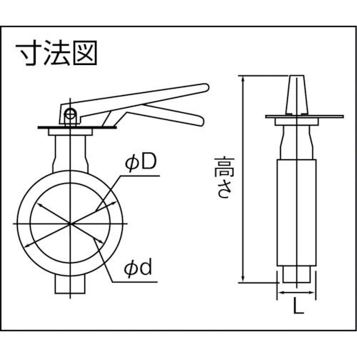 巴バルブ 700Z-1T-150-S-E 700Z-1T JIS10K ADC12/SCS14/EPDM 150A (1台)_1