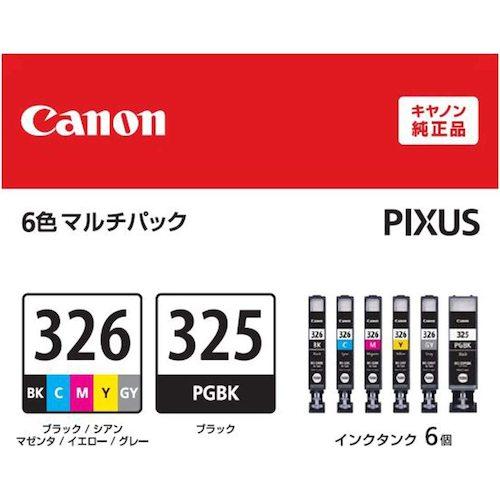 キヤノン Canon BCI-326+325/6MP インクタンク BCI-326+325/6MP マルチパック (1個)_1