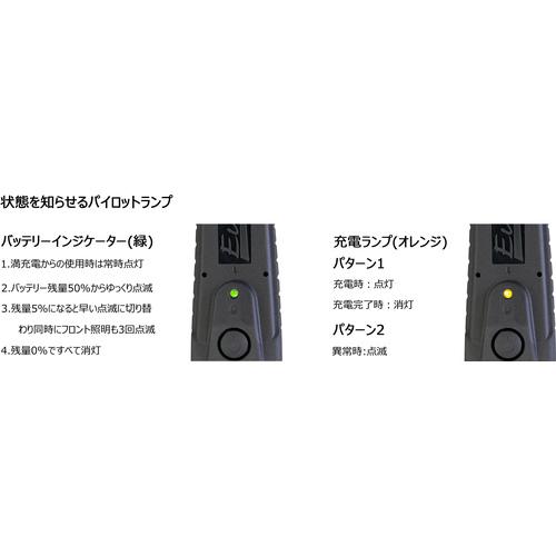 日平機器 HLED-20C2 エボリューションライト 2m充電コード付 (1台)_3
