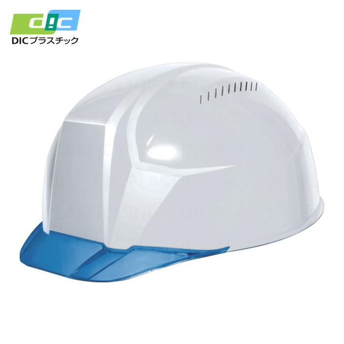 DIC DICプラスチック 超軽量 透明バイザーヘルメット AA23-CV KP 白
