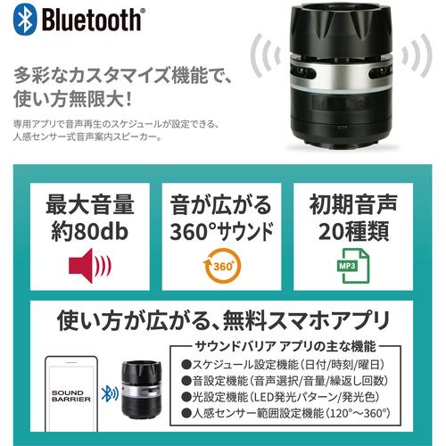 リーレックス Reelex SB-100SET 人感センサー付き音声案内機 サウンドバリアアタッチメントセット (1台)の画像