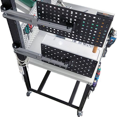 トラスコ TRUSCO 拡張できるセル作業台 均等荷重50kg 900×700×H1890 キャスタータイプ (1台) TUR-10-C_3