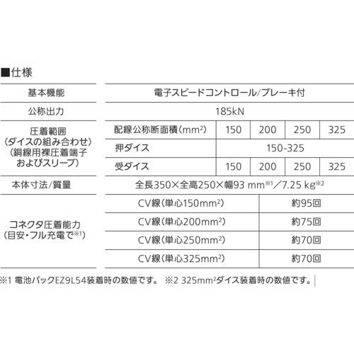 Panasonic - パナソニック EZ1WD1K-B 申し受ける圧着器 申し受ける圧着器 (1台)