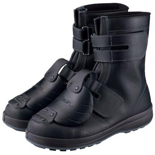 シモン 安全靴 WS38 長編上靴 マジックタイプ 甲プロ付 JIS規格 EEE 黒 24.5cm (1足) WS38D1-245 | シモン | 02
