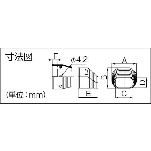 因幡電工 端末カバー (1個) 品番：LDEN-90-I｜kougulandplus｜02