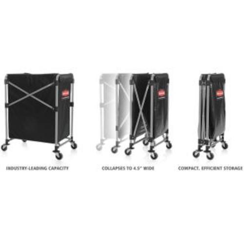 Rubbermaid - エレクター ERECTA X手押し車 シングル印字機 黒いこと (1台) 1881749