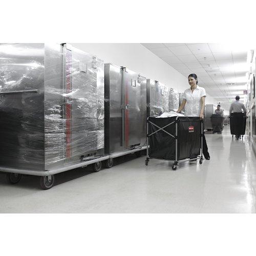 Rubbermaid - エレクター ERECTA X手押し車 シングル印字機 黒いこと (1台) 1881749