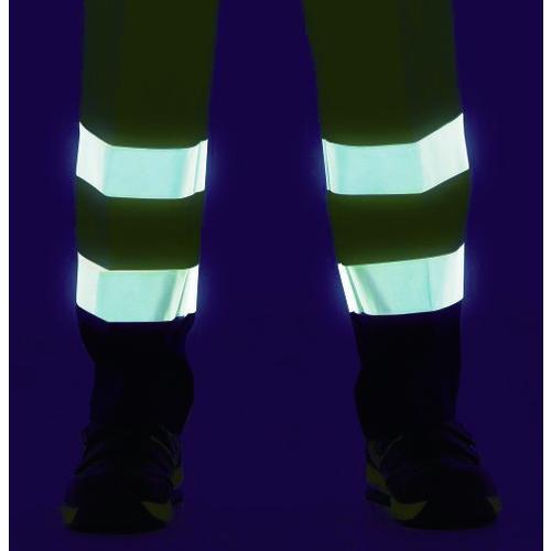 ミドリ安全 高視認 イージーフレックスパンツ イエロー S (1着) 品番