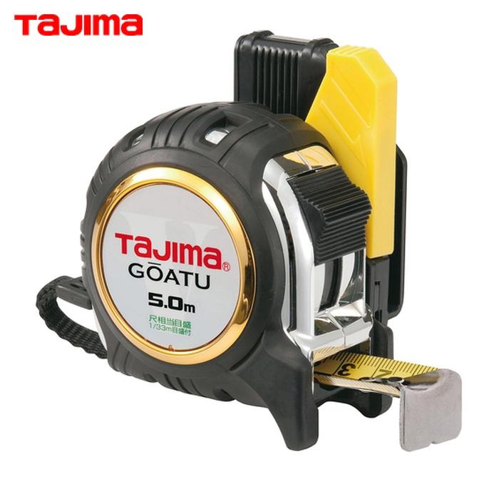 タジマ tajima スケール メジャー コンベックス 剛厚セフGロック25 幅25mm 5.0m 尺相当目盛付 (1個) 品番：GASFGL2550S の商品画像