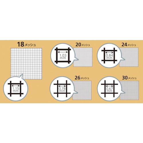 Dio イノベックス ダイオネットP 20メッシュ グレー 145cm×30m (1本) 23252_1