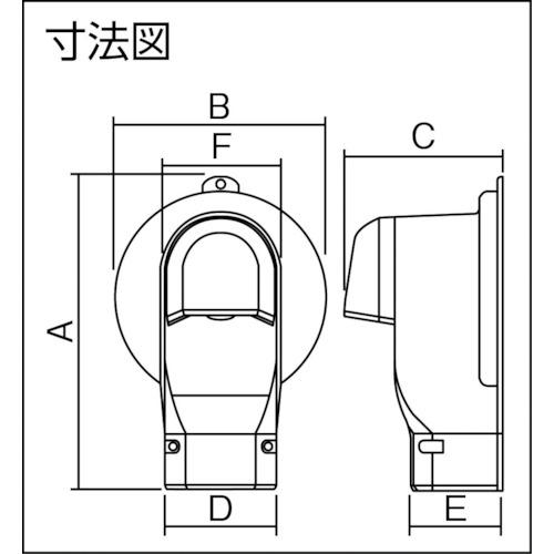 Panasonic 壁面取出しカバーPタイプラージ 排じん&換気機能付エアコン用 (1個) 品番：DAS2806W｜kougulandplus｜02