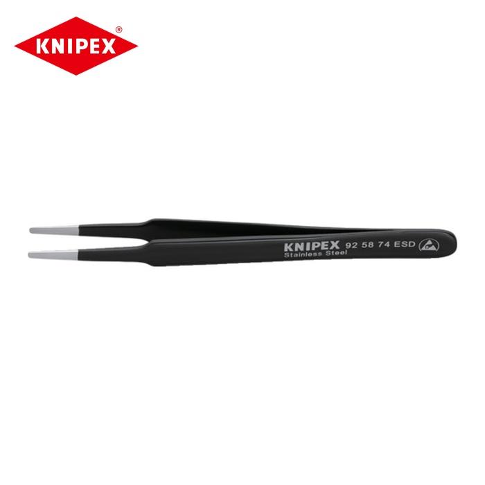 KNIPEX（クニペックス） 静電気対策ピンセット 9258-74ESD 精密
