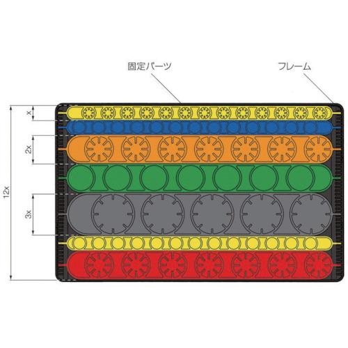 rose 固定インサートパーツ 白 有効径9mm (1個) 品番：SB401-9｜kougulandplus｜02