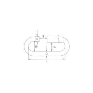 ステンレス リングキャッチ 線径16mm 長さ118mm (1個) 品番：SH-16 【タケガワ】