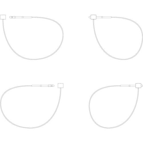 TRUSCO(トラスコ) タグ付け用ループ210mm ナチュラル 100本入 (1袋) TTF-210-NR｜kougulandplus｜02