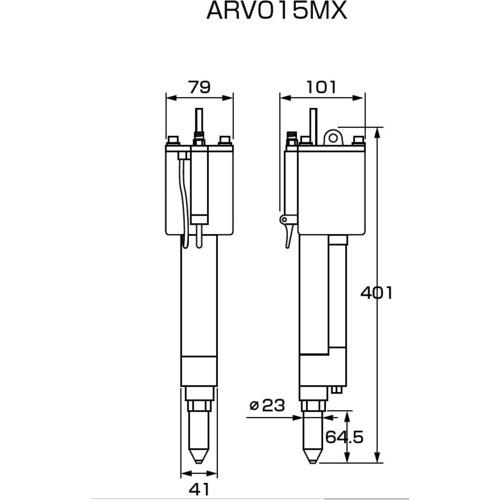 エビ エアーリベッター吸引排出装置付 ARV015MX (1台) 品番：ARV015MX｜kougulandplus｜07