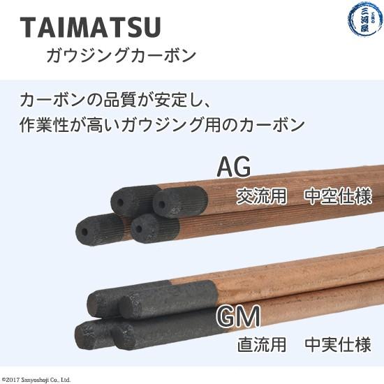 タイマツ ( TAIMATSU ) ガウジングカーボン 65AG 交流 用 φ6.5mm 305mm 