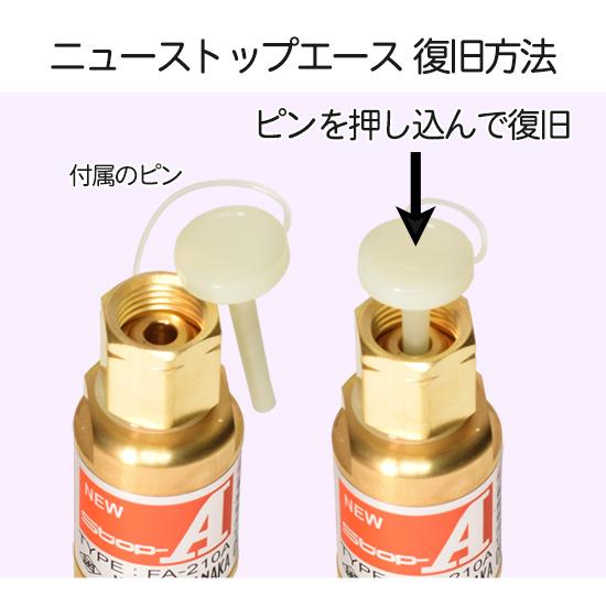 日酸TANAKA 乾式安全器 ( 逆火防止器 ) ニューストップエース FA 日酸TANAKA 乾式安全器 ( 逆火防止器 ) ニューストップエース FA