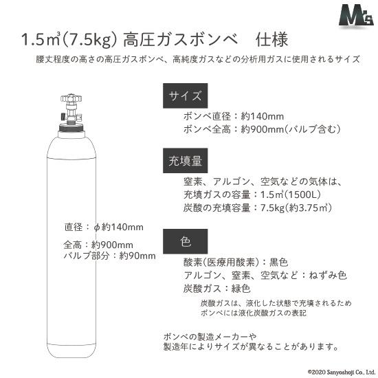 M'sクリエイト おしゃれな ボンベスタンド SimpleStand15-white 1500L