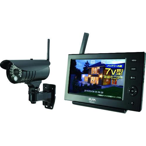 朝日電器 ELPA ワイヤレスカメラモニターセット CMS-7110≪お取扱