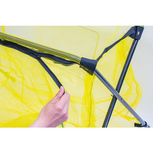 TRUSCO(トラスコ)　折りたたみ式・ネット交換可能ゴミ置き場　イエロー TGMN-Y≪L≫_3