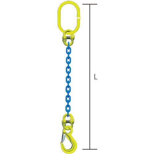 マーテック　１本吊りチェンスリングセット　Ｌ＝１．５ｍ　TA1-EKN-6