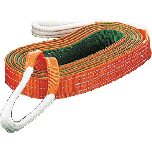 日本に ＴＲＵＳＣＯ　ベルトスリング　ＪＩＳ３等級　両端アイ形　７５ｍｍＸ８．０ｍ G75-80 スリング、吊具