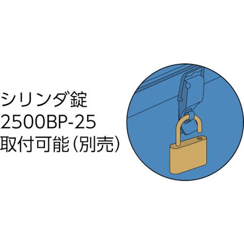 TRUSCO(トラスコ)　トランク工具箱　４１８Ｘ２２２Ｘ１１０　ブルー T-410｜kougurakuichi｜07