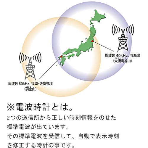 シチズン　電波　壁掛け時計　高受信モデル　飛散防止処理ガラス　シルバー　φ３８０ｘ４９．４ 4MY855-019≪在庫限り≫_3