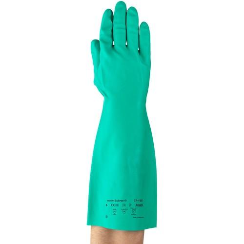 今年の新作から定番まで！ アンセル 耐油 耐薬品ニトリル厚手手袋 