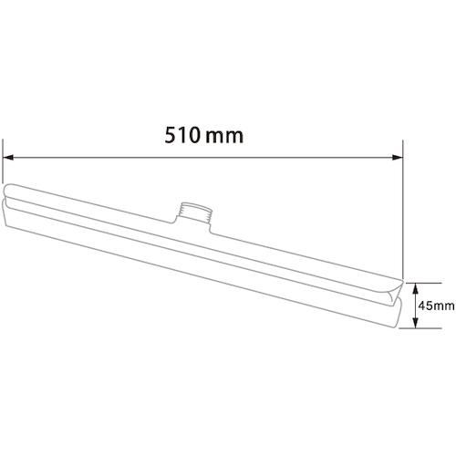 ＢＵＲＲＴＥＣ　バーキュートプラス　スクイージー　ヘッド　５００ｍｍ　赤　ＢＣＰ−ＯＰＳＳＨ５Ｒ　ＨＡＣＣＡＰ対応 69485003_2