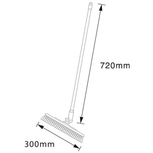 ＢＵＲＲＴＥＣ　バーキュートプラス　衛生管理用ほうき　クネットタイプ短柄　ソフト青５　ＢＣＰ３０ＫＴ−ＢＨ６０ＳＢ　５Ｐ 63112205