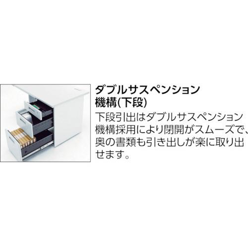 TRUSCO(トラスコ) システムデスク 脇デスク ２段 TWK-2A≪L≫の画像