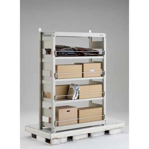 TRUSCO(トラスコ)　災害備蓄ラック　スチールラック　Ｍ３型　Ｗ１２００×Ｄ４７１×Ｈ２１００　５段　連結 M3-DS7455B≪L≫_1