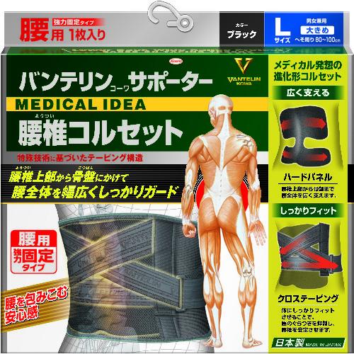 パネル 興和 工具の楽市 通販 Paypayモール バンテリンサポーター 腰椎コルセット 大きめサイズ ブラック ウエスト Upis Unsa Ba