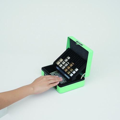 カール 手提げ金庫 キャッシュボックス CB−8250−U ライトグリーン A6サイズ CB-8250-U|工具の楽市|02