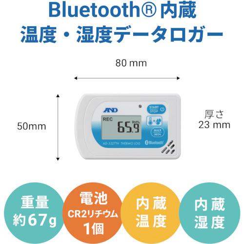 Ａ＆Ｄ　ＢＬＥ温度・湿度データロガー　さ〜もろぐ　ＡＤ−５３２７ＴＨ AD-5327TH｜kougurakuichi｜02