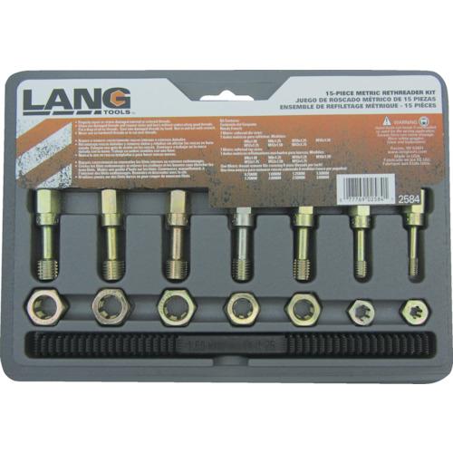 A&Eツールズ LANG TOOLS ねじ山修正工具セット 15点 タップ・ダイスセット ミリ対応 2584