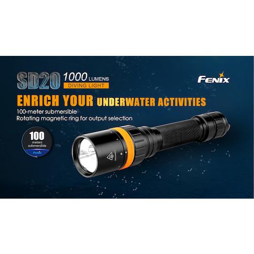 fenix（GARMIN） FENIX 【売切廃番】LEDライト SD20≪在庫限り