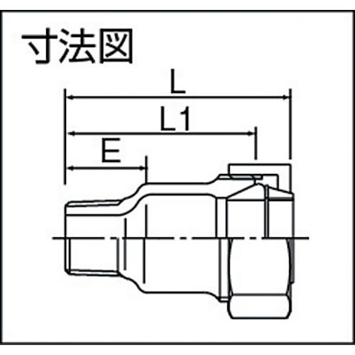リケン　配管継手　ＬＡカップリング　ＨＩ−ＬＡ型　オスアダプター　呼び径（Ａ）２０ G-HI-LA-AP-20A｜kougurakuichi｜02