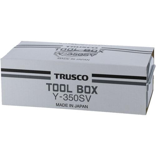 TRUSCO(トラスコ)　山型ツ−ルボックス（山型工具箱）　３７３Ｘ１６４Ｘ１２４　銀 Y-350 SV｜kougurakuichi｜02