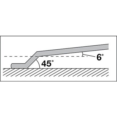 ＫＴＣ　４５°×６°ロングめがねレンチ　対辺寸法１９×２２ｍｍ　全長３２０ｍｍ M5-1922｜kougurakuichi｜02