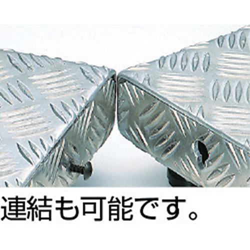 TRUSCO(トラスコ)　高床式アルミ製ステップ　１２００Ｘ４５０ＸＨ１９０〜２２０ TFSH-1245AL≪L≫_1