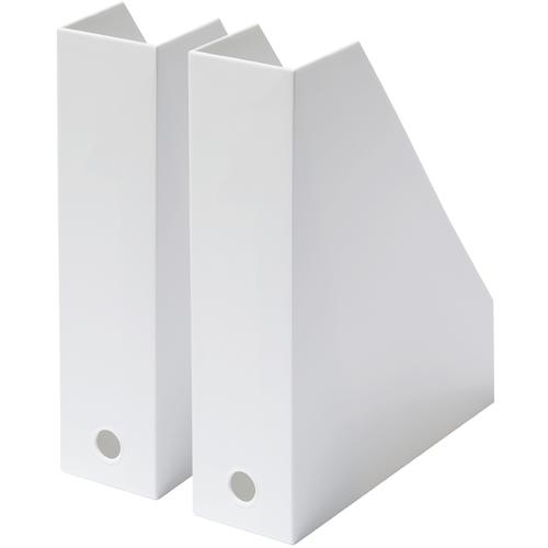 専用出品 吉川国工業所 MX−19 A4ファイルボックス2個組 AW（ホワイト
