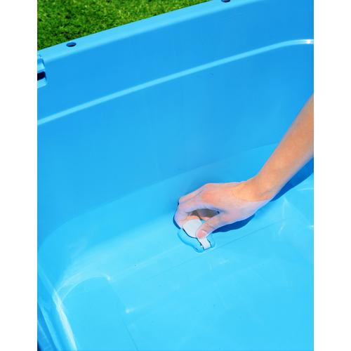 TONBO（新輝合成） TONBO 角型タライジャンボ 水抜栓付 ブルー