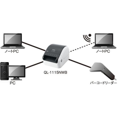ブラザー工業 brother 4インチ感熱ラベルプリンター